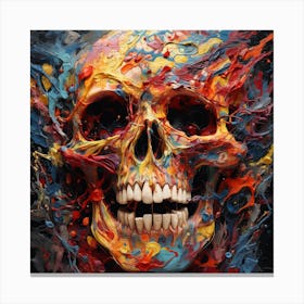 Skull Painting 5 Canvas Print