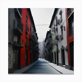 Calle Angosta Canvas Print