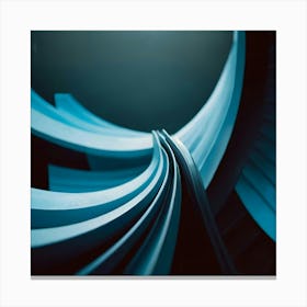 Abstract Blue - Abstract Stock Videos & Royalty-Free Footage Canvas Print