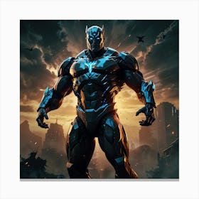 Black Panther 3 Canvas Print