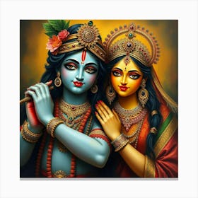 Krishna And Radha 5 Toile