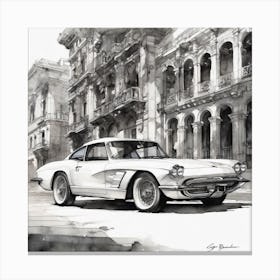 Chevrolet Corvette 3 Canvas Print