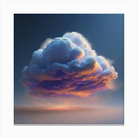 Illuminate the cloud Canvas Print
