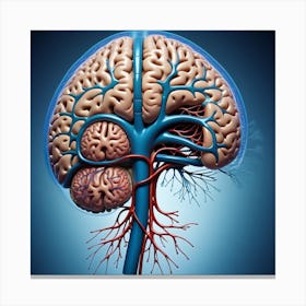 Human Brain 51 Canvas Print