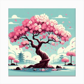 Sakura Tree Canvas Print