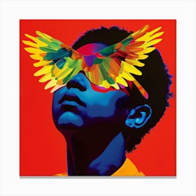 LGBTQ + 'Flying Bird' Canvas Print