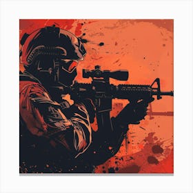 Sniper Canvas Print