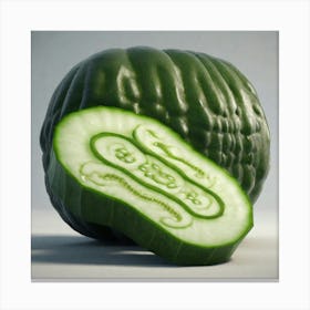 Sliced Cucumber 3 Canvas Print