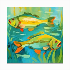 Two Fish In The Water Canvas Print