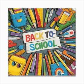 Back To School 11 Canvas Print