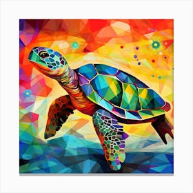 Turtle Painting 2 Canvas Print