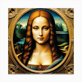 Mona Lisa 1 Canvas Print