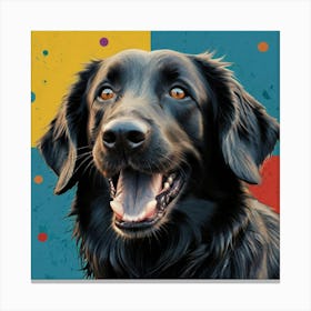 Flat-Coated Retriever Canvas Print