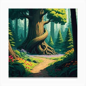 Ancient Tree Canvas Print