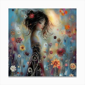 Dreaming Girl Canvas Print