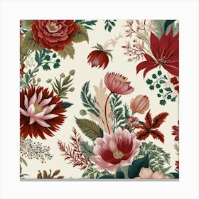 Floral Pattern 7 Canvas Print