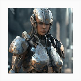 Futuristic Woman 93 Canvas Print