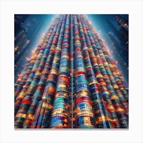 A Kaleidoscope of colors Canvas Print