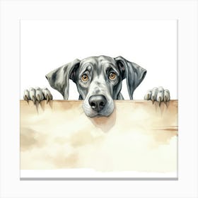 Great Dane Dog Canvas Print