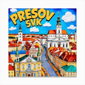 Presov Svk Canvas Print