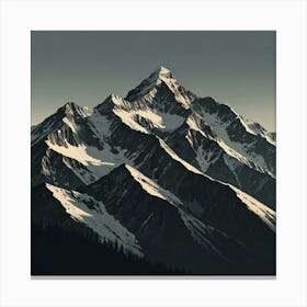 Mountain Range 4 Canvas Print