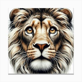 Lion Head 7 Canvas Print