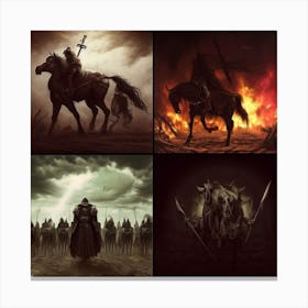 Dark Knights Canvas Print