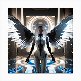 Angel In Space Canvas Print