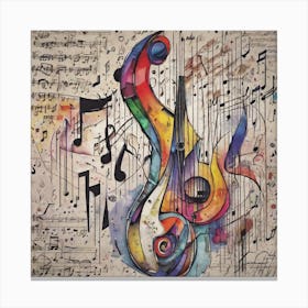 Music Notes Canvas Print