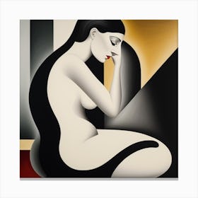 Nude Woman Canvas Print