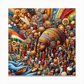 Indian People Canvas Print
