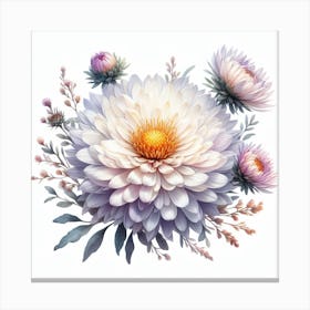 Flower of Aster 3 Canvas Print