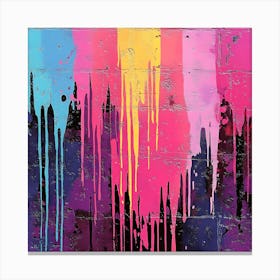 Graffiti Wall Art 10 Canvas Print