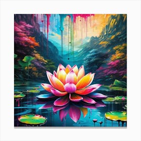 Lotus 12 Canvas Print