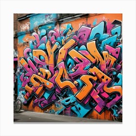 Graffiti Street Art 3 Canvas Print