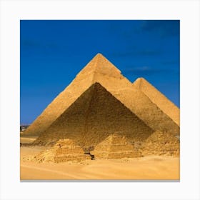 Pyramids Of Giza 1 Canvas Print