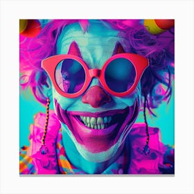 Clown Portrait Canvas Print