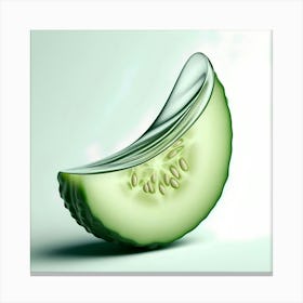 Cucumber Slice Canvas Print