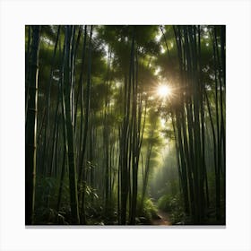 Bamboo Forest Canvas Print