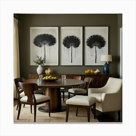 Dining Room Wall Art 2 Canvas Print