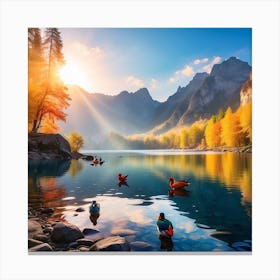 SUN LIGHT Canvas Print