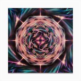 Abstract Psychedelic Art Canvas Print