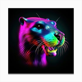 Neon Tiger 5 Toile