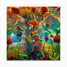 Birth Of Nature Canvas Print