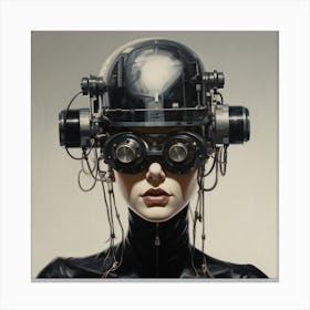 Futuristic Woman 7 Canvas Print