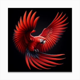 Red Parrot 1 Canvas Print