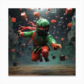 The ninja Canvas Print