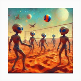 Martian May Day Canvas Print