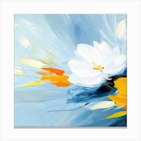 Abstract Flowers Canvas Print