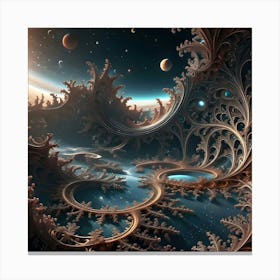 In The Middle Of A Fractal Universe 15 Canvas Print